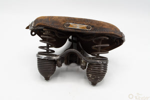 Adler Vintage Leder Sattel