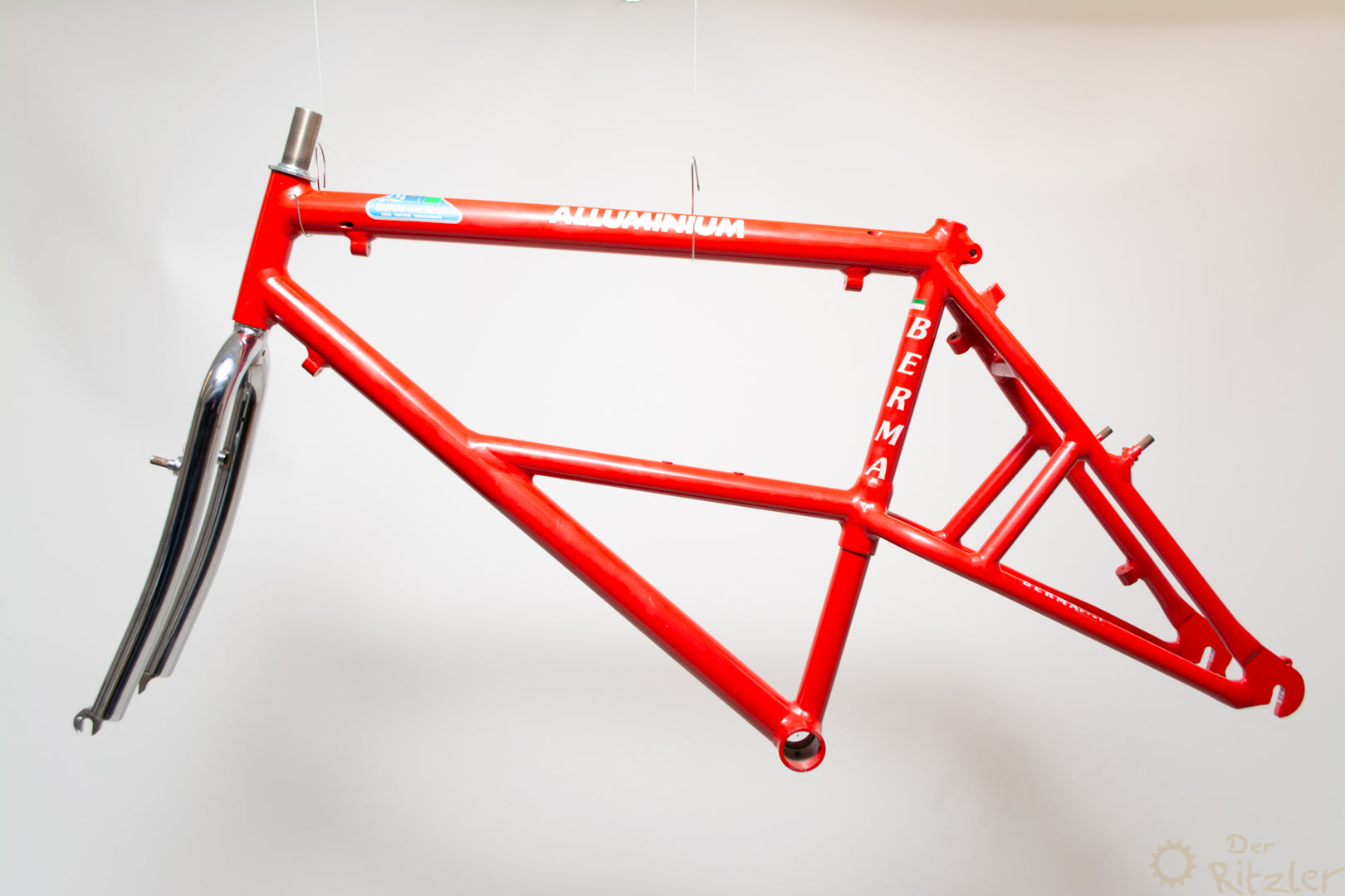 fahrradrahmen alu Berma Aluminium 46CM Vintage Mountainbikerahmen