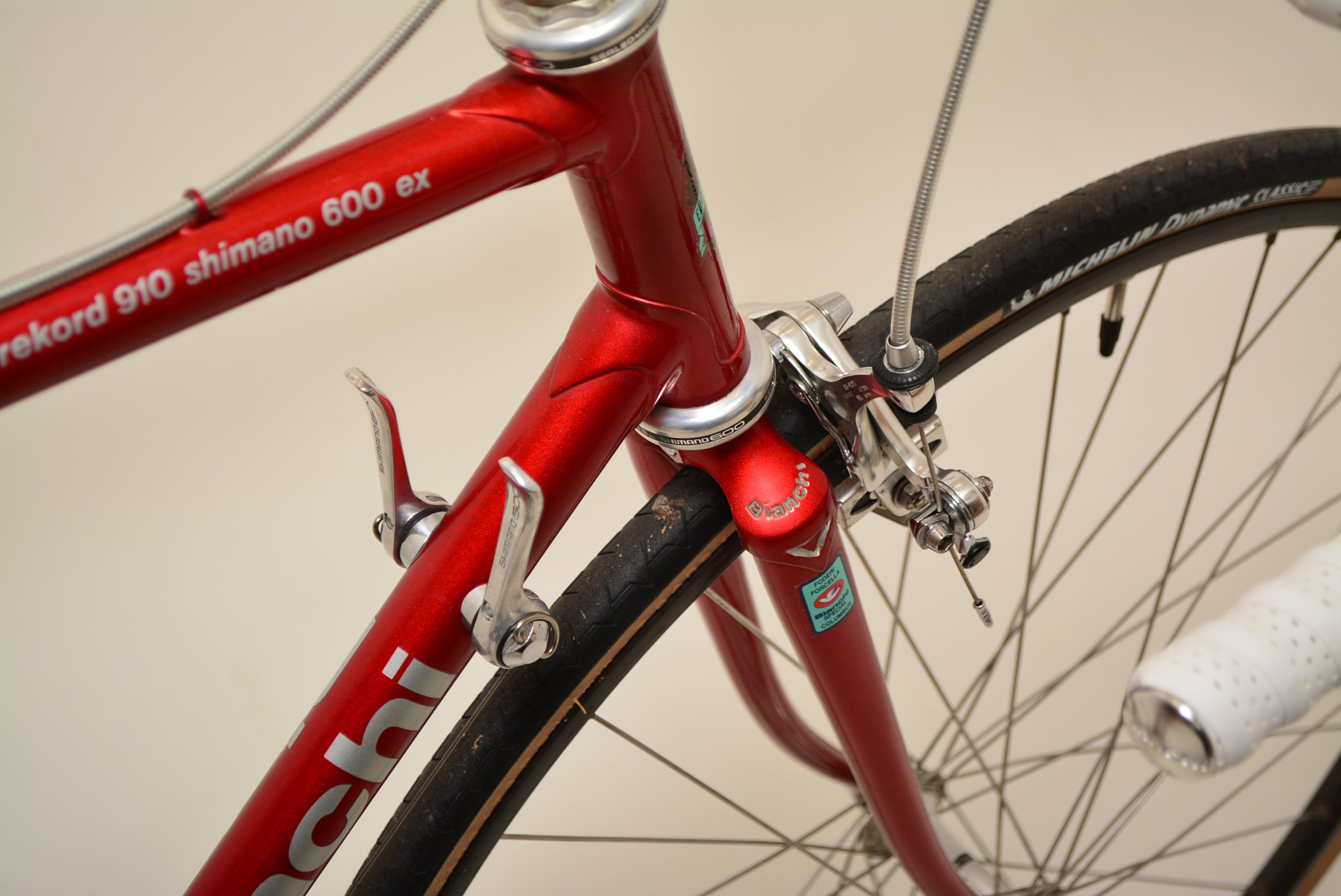 bianchi rennrad rot Bianchi Rekord 910 Rennrad 55CM Shimano 600 Vintage Steelbike L'Eroica