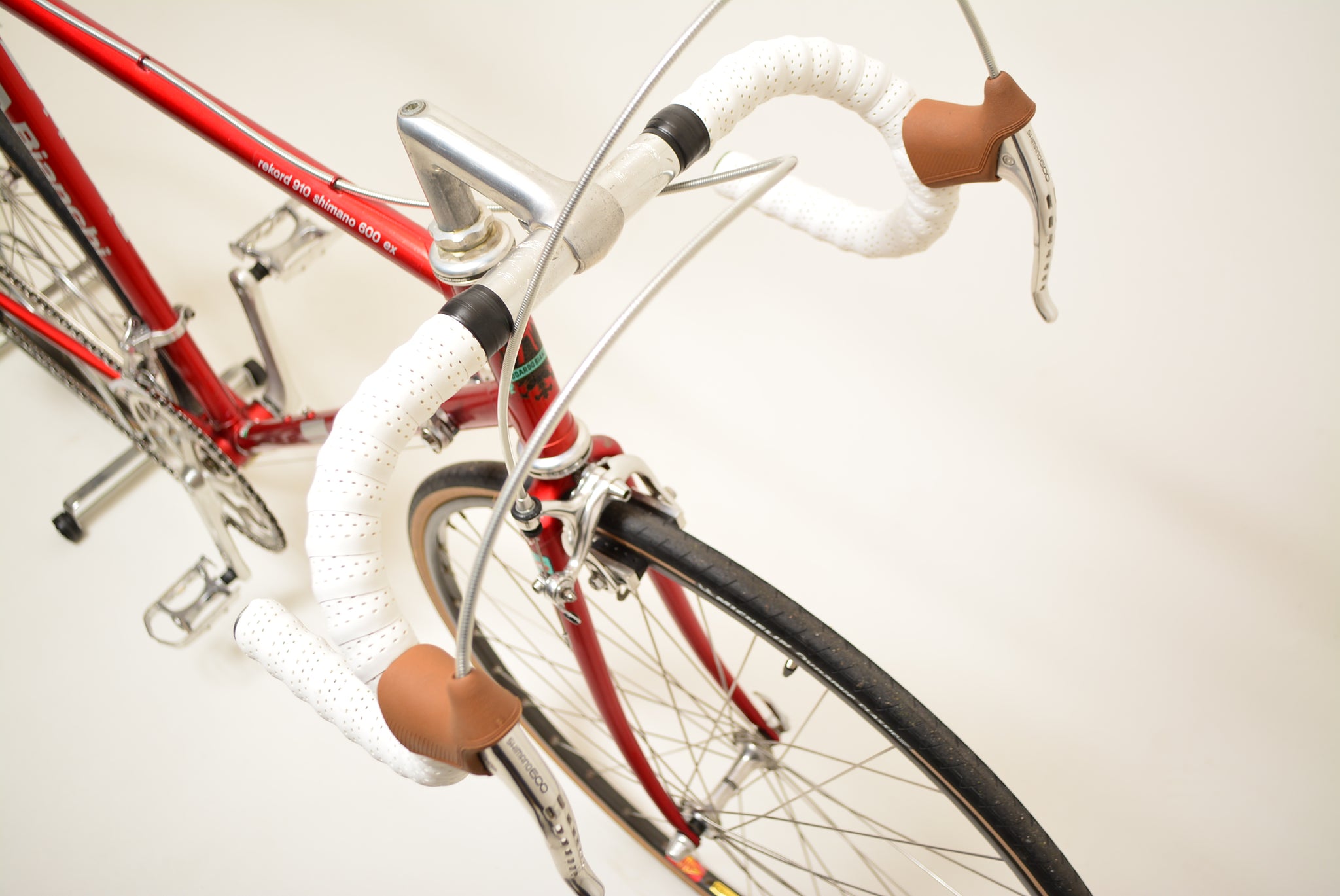 rennrad rekorde Bianchi Rekord 910 Rennrad 55CM Shimano 600 Vintage Steelbike L'Eroica