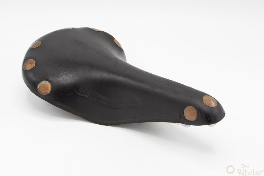 Brooks Professional Kupfer Ledersattel schwarz