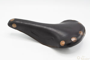 Brooks Professional Kupfer Ledersattel schwarz