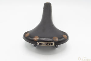 Brooks Professional Kupfer Ledersattel schwarz