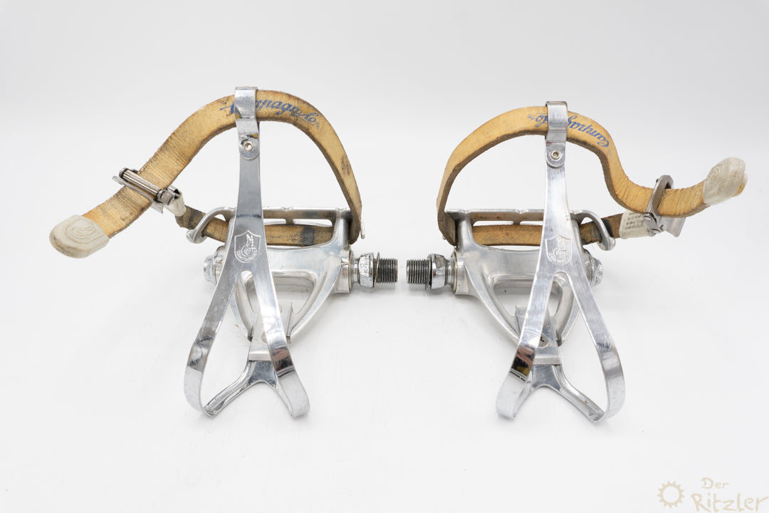 Campagnolo Chorus Klickpedale mit Campagnolo Pedalhaken und Riemen