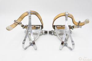 Campagnolo Chorus Klickpedale mit Campagnolo Pedalhaken und Riemen