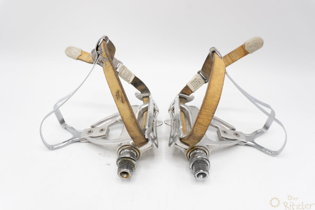 Campagnolo Chorus Klickpedale mit Campagnolo Pedalhaken und Riemen