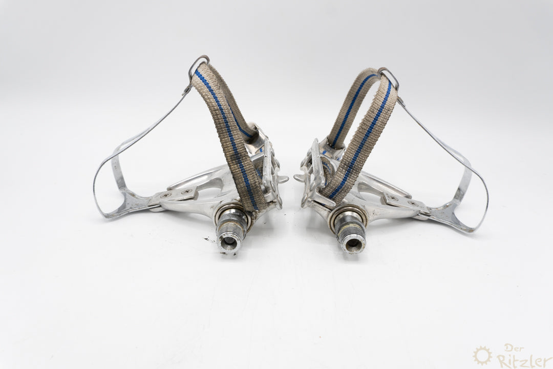 Campagnolo Chorus Klickpedale mit Campagnolo Pedalhaken und Riemen