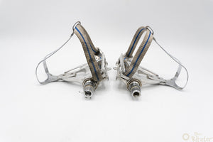 Campagnolo Chorus Klickpedale mit Campagnolo Pedalhaken und Riemen