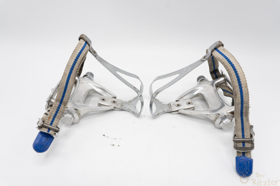 Campagnolo Chorus Klickpedale mit Campagnolo Pedalhaken und Riemen