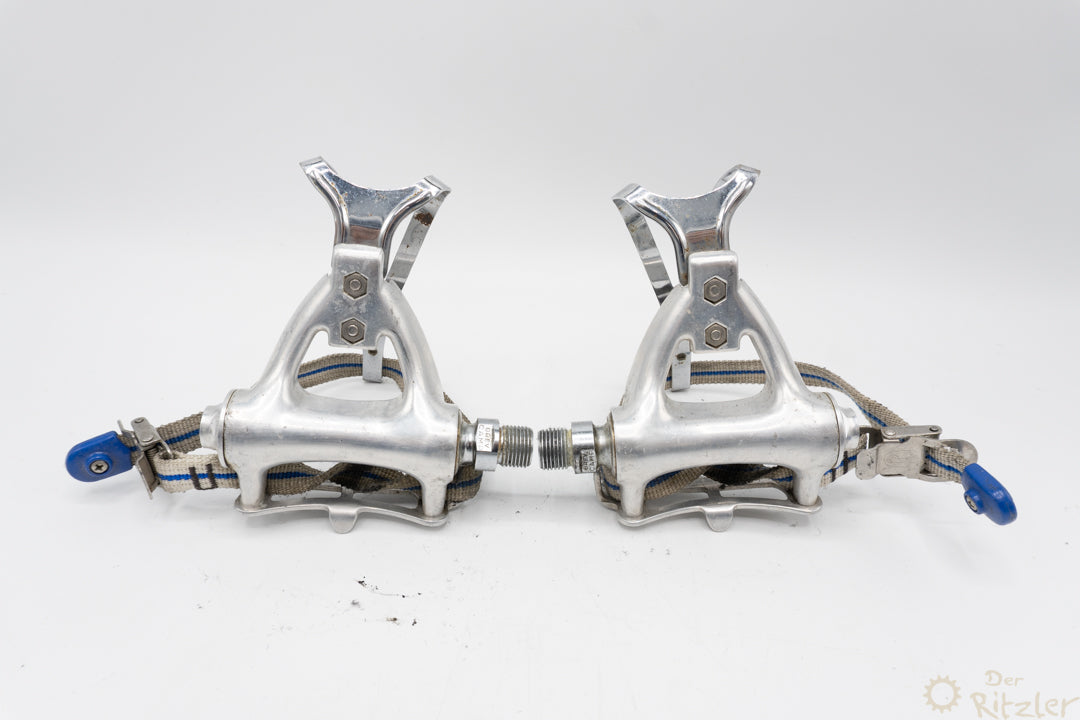 Campagnolo Chorus Klickpedale mit Campagnolo Pedalhaken und Riemen