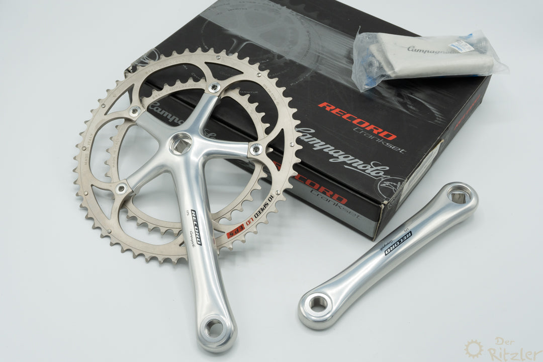 Campagnolo Record 2-fach Kurbelsatz 175mm NIB