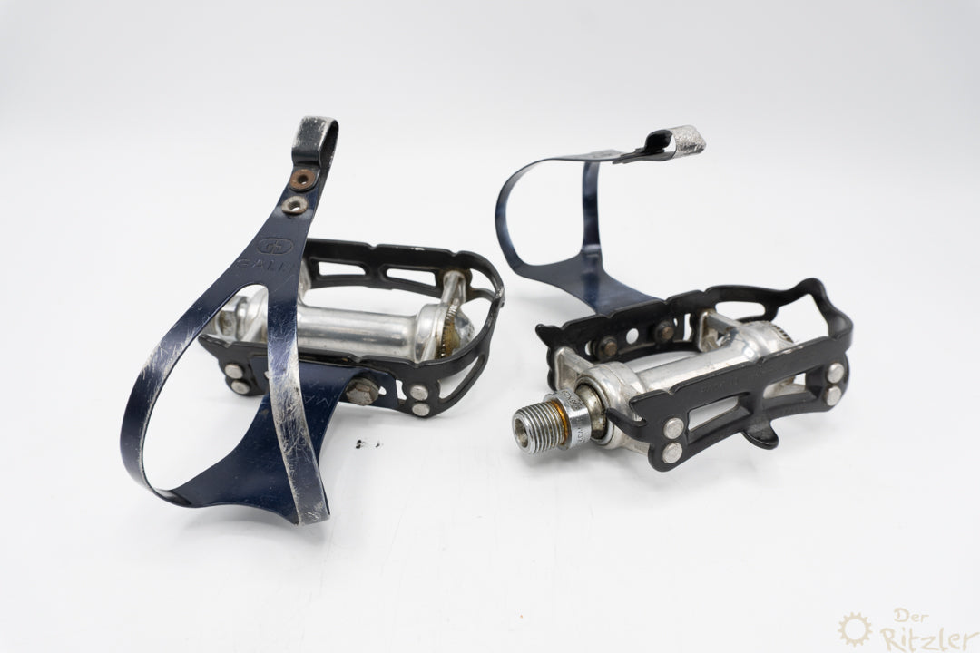 Campagnolo Super Record Pedale mit Galli Pedalhaken