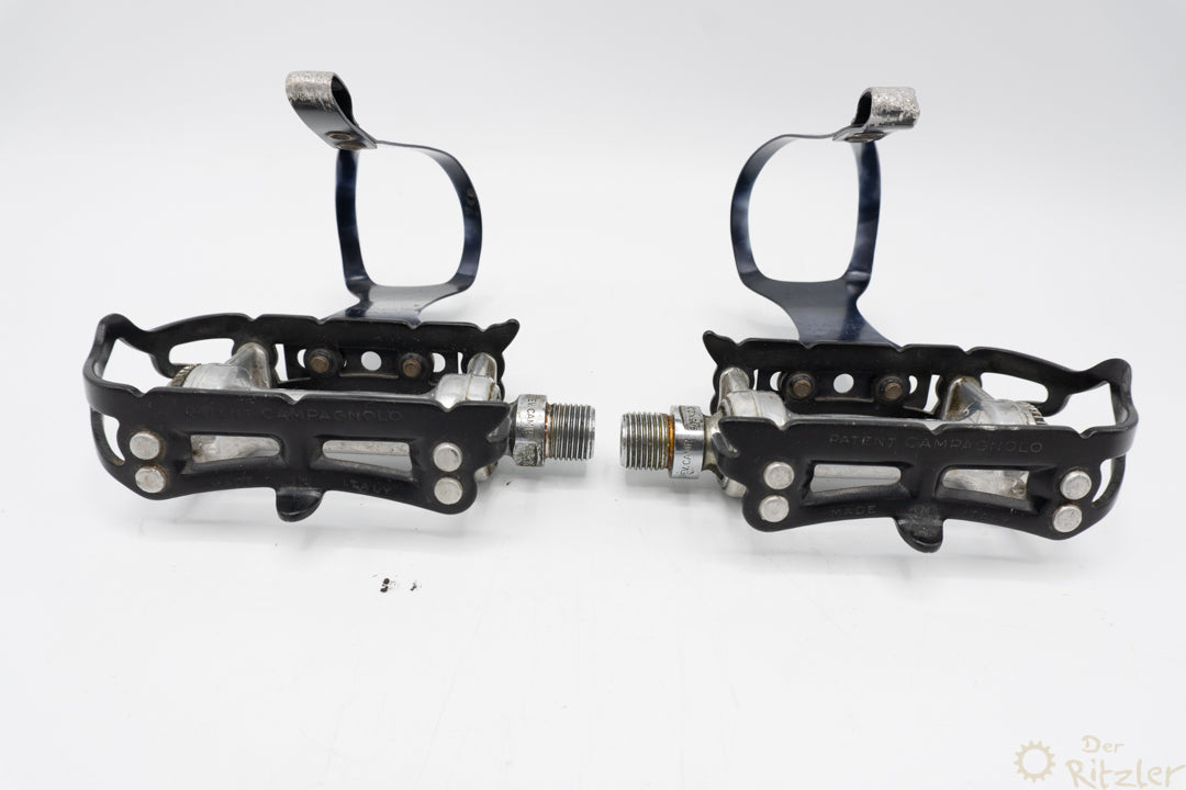 Campagnolo Super Record Pedale mit Galli Pedalhaken