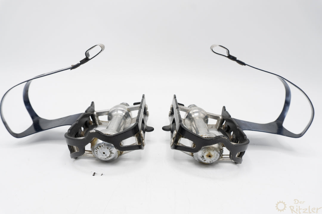 Campagnolo Super Record Pedale mit Galli Pedalhaken