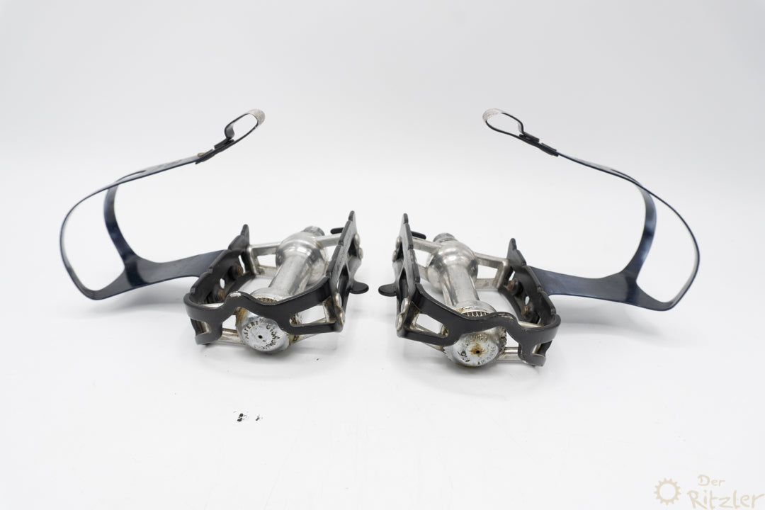 Campagnolo Super Record Pedale mit Galli Pedalhaken