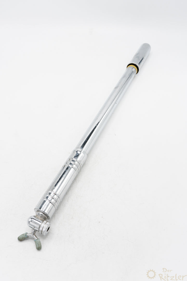 Vintage Luftpumpe Chrom mit Campagnolo Pumpenkopf 51cm