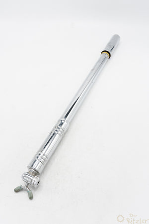 Vintage Luftpumpe Chrom mit Campagnolo Pumpenkopf 51cm