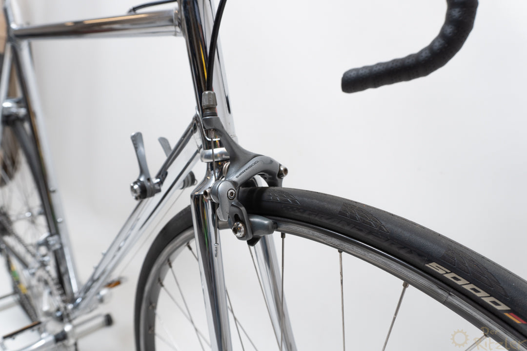 rennrad rahmen chrom Vintage Chrom Rennrad Shimano 56CM