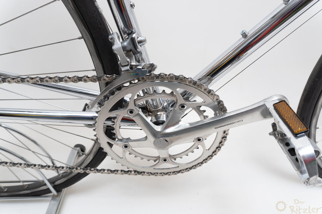 rennrad chrom Vintage Chrom Rennrad Shimano 56CM