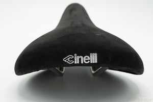 Cinelli Unicanitor Sattel Wildleder schwarz NOS