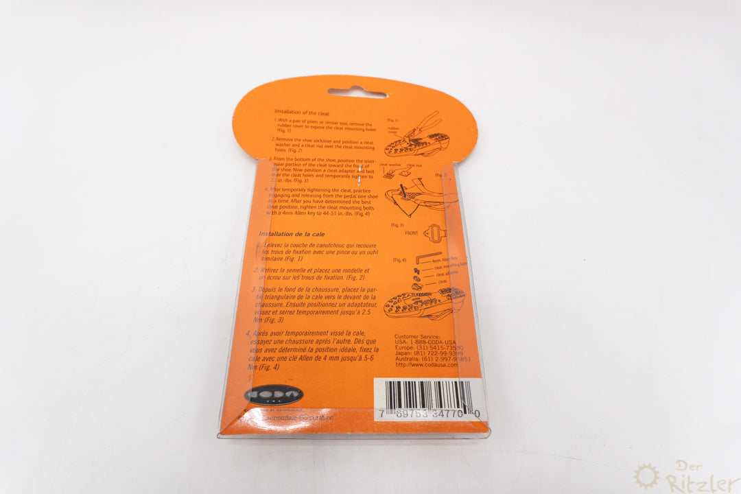 CODA Clipless Pedal Replacement Cleats