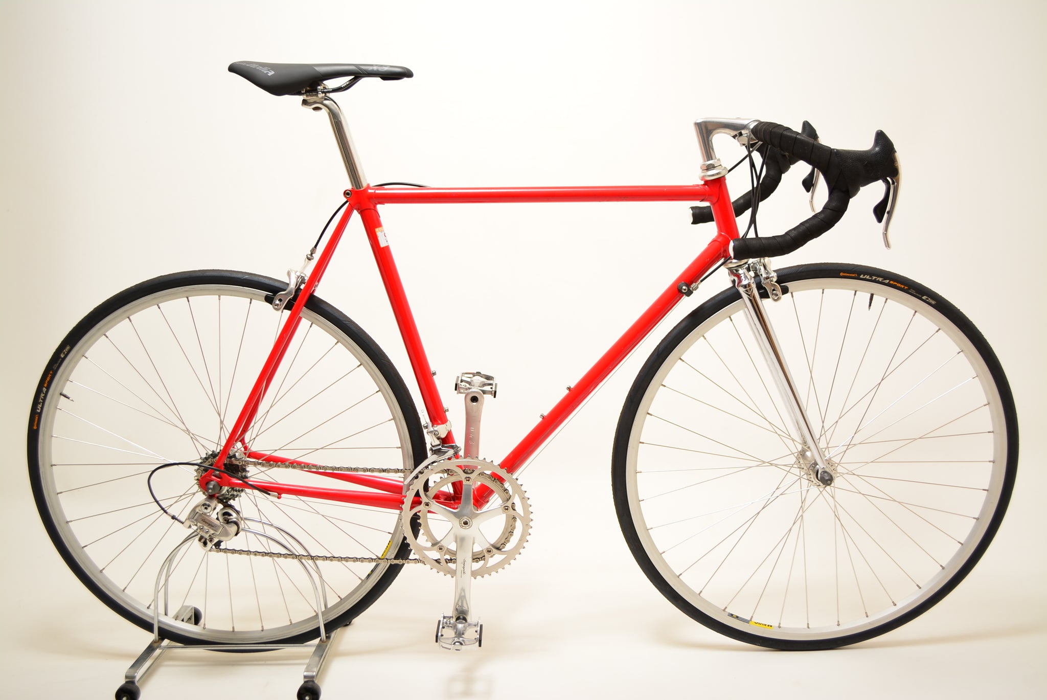 rennrad rot Rotes Rennrad 54CM Campagnolo Vintage Steelbike