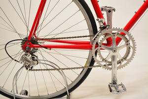 Rotes Rennrad 54CM Campagnolo Vintage Steelbike