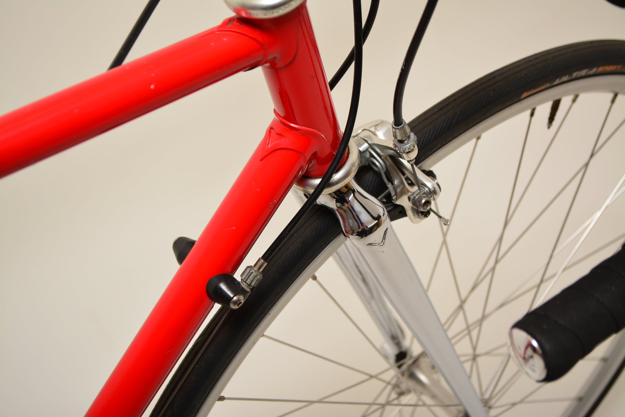 rotes rennrad Rotes Rennrad 54CM Campagnolo Vintage Steelbike