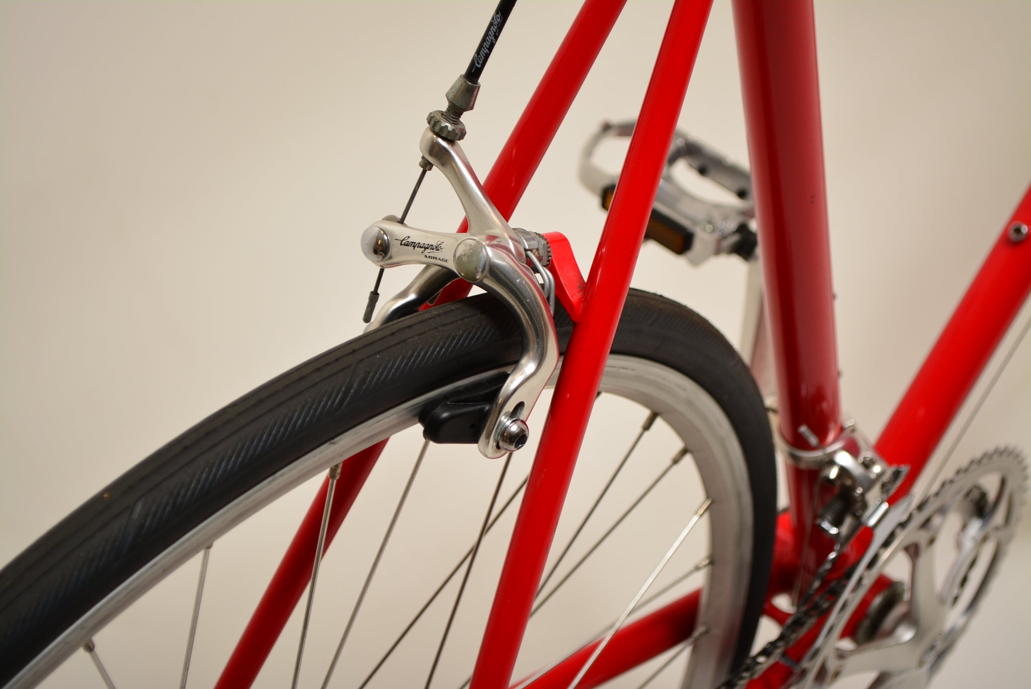 rennrad definition Rotes Rennrad 54CM Campagnolo Vintage Steelbike