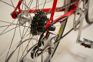 Rotes Rennrad 54CM Campagnolo Vintage Steelbike