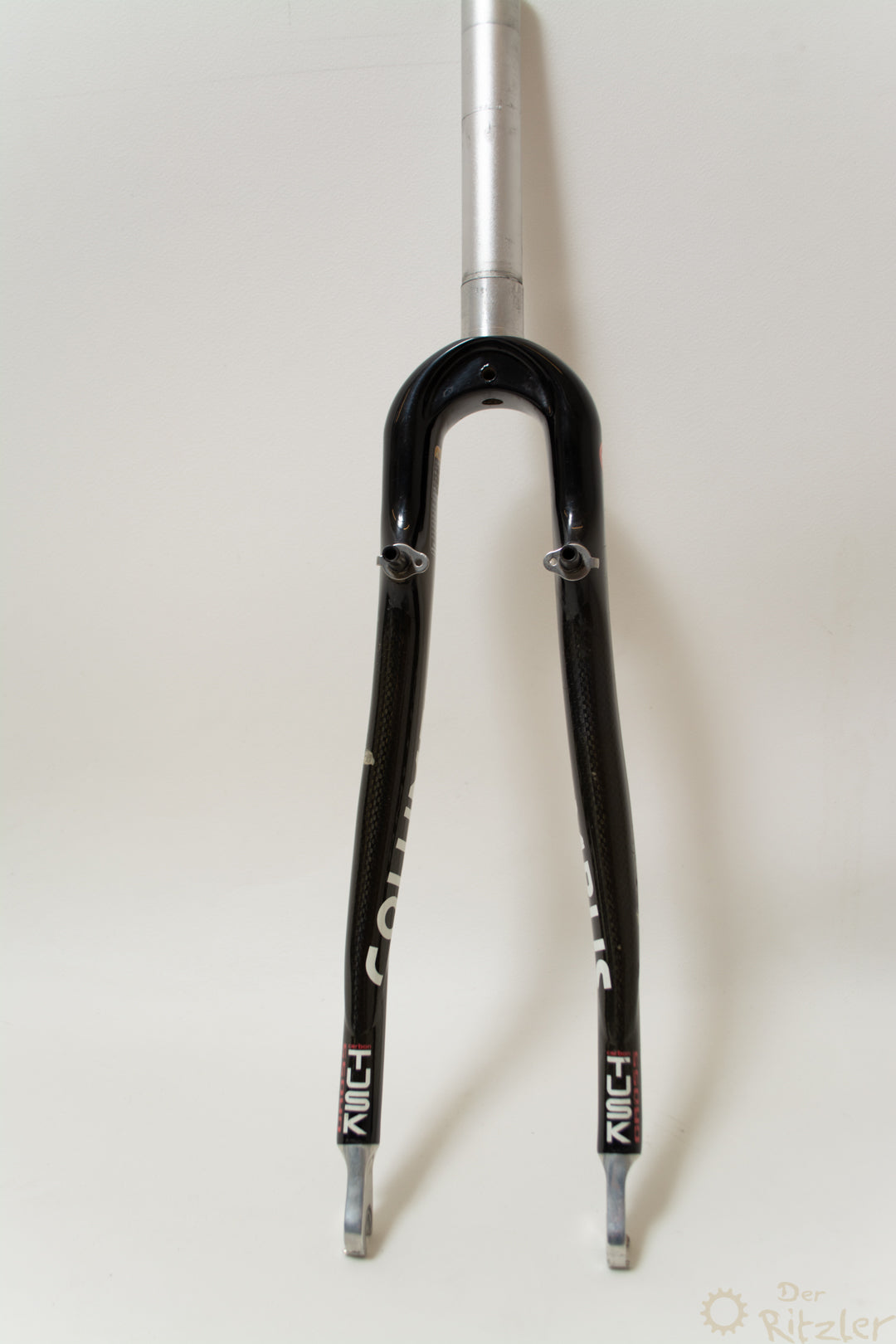 Campagnolo Kurbel Columbus Carve Rennradgabel Aus Carbon  1-1/8 Zoll,  Nicht Gefdelt (Threadless), Schwarz