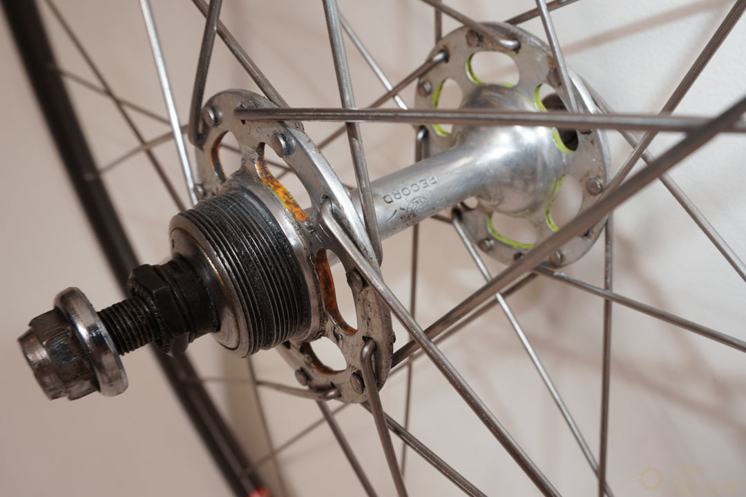 Araya Aero auf Campagnolo Record Pista Hinterrad 28 Zoll