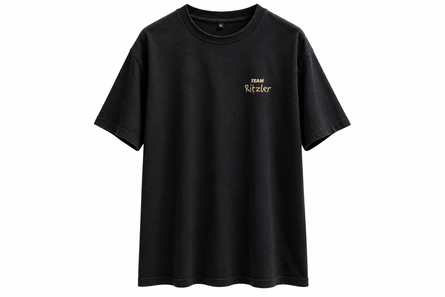 Der Ritzler Fairtrade T-Shirt mit Rennrad und Karlsruhe Pyramide