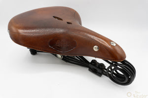 Lepper D90 Ledersattel Braun