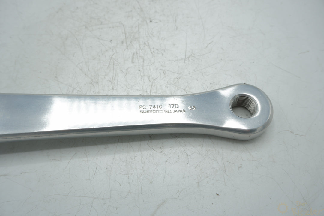Manivelle Shimano Dura Ace FC 7410 - 170mm - 53/39T - Occasion Bon État