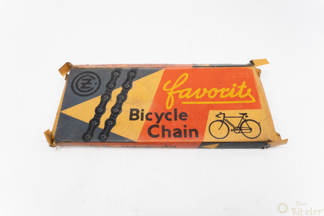 Favorit Super Bicycle Chain Made in Czechoslovakia Kette 1/2" x 3/32" NOS
