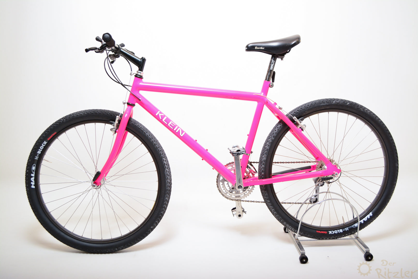 rosa mountainbike Klein Pinnacle Vintage Mountainbike 41CM Shimano Steelbike