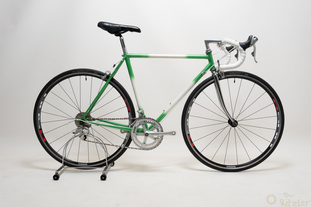 retro rennrad grün Lauer 51.5cm Vintage Rennrad
