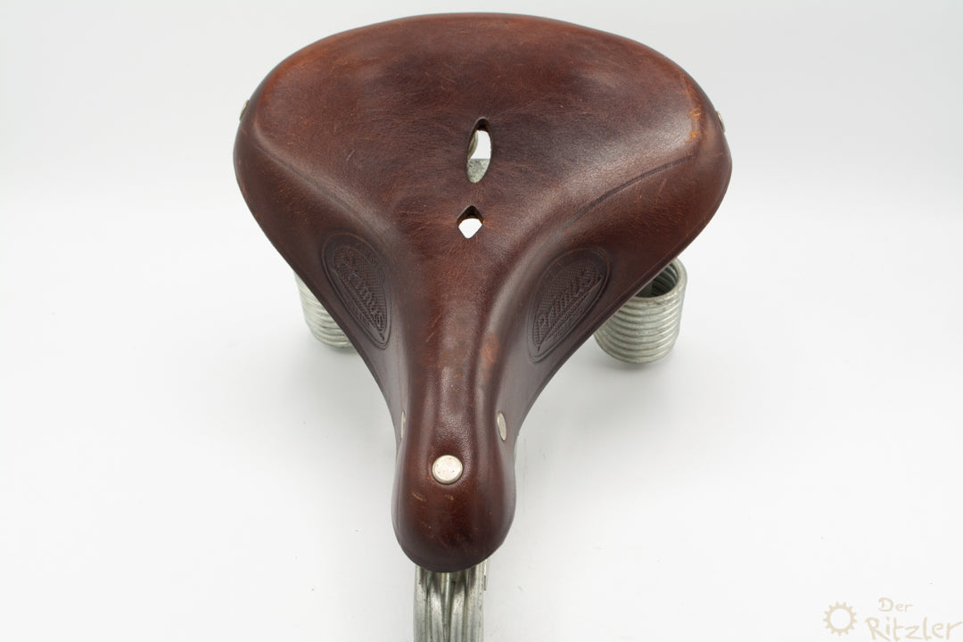 primus fahrradsattel Lepper Primus Ledersattel braun