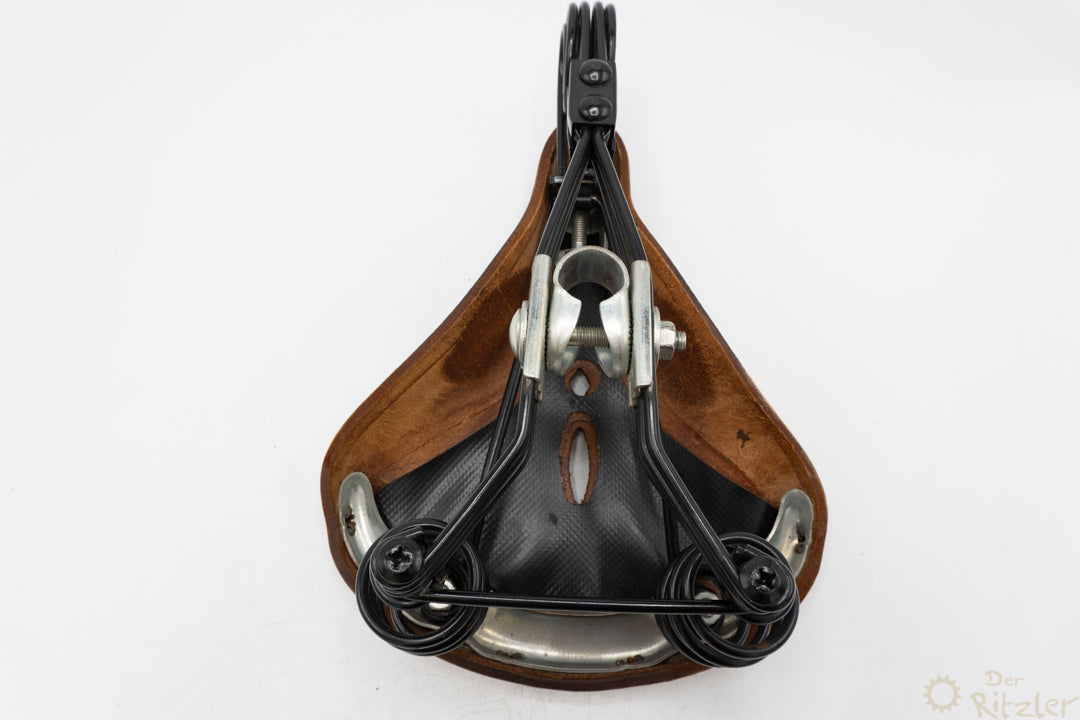 Lepper D90 Ledersattel Braun