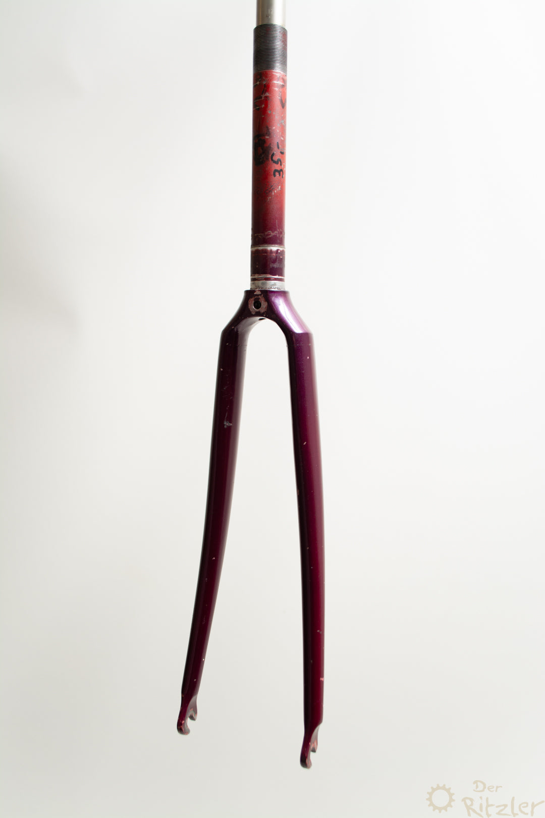 Lila Retro Rennradgabel 28
