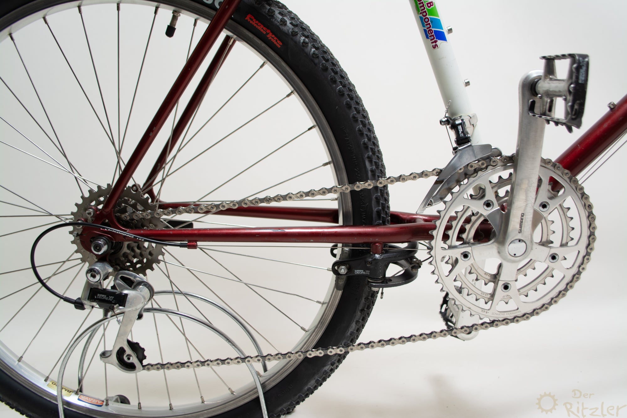 Longus Competition Pro 51cm Vintage Mountainbike in Rot