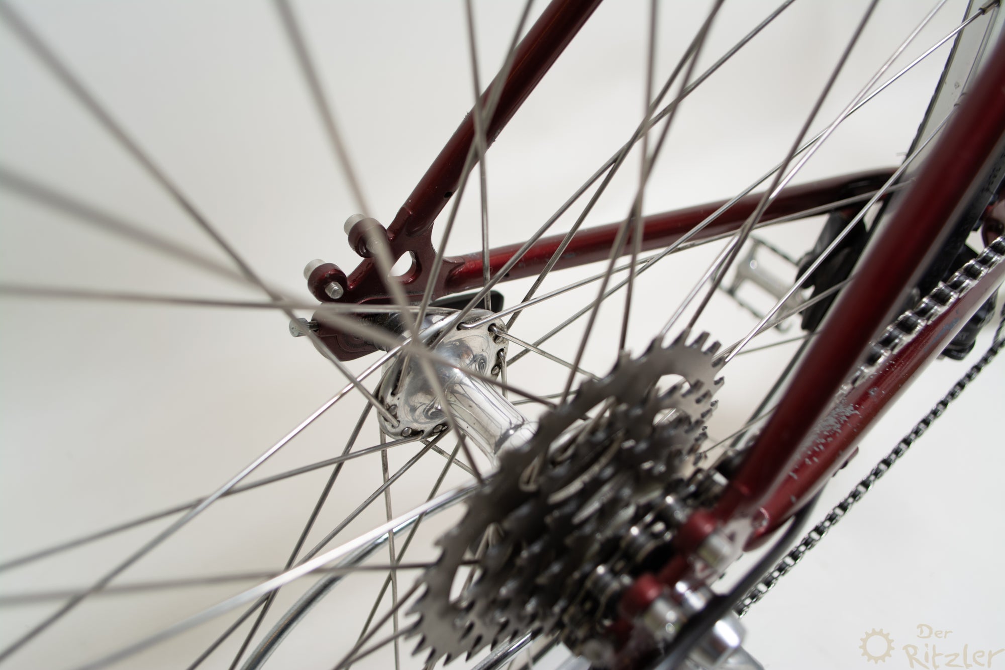 Longus Competition Pro 51cm Vintage Mountainbike in Rot