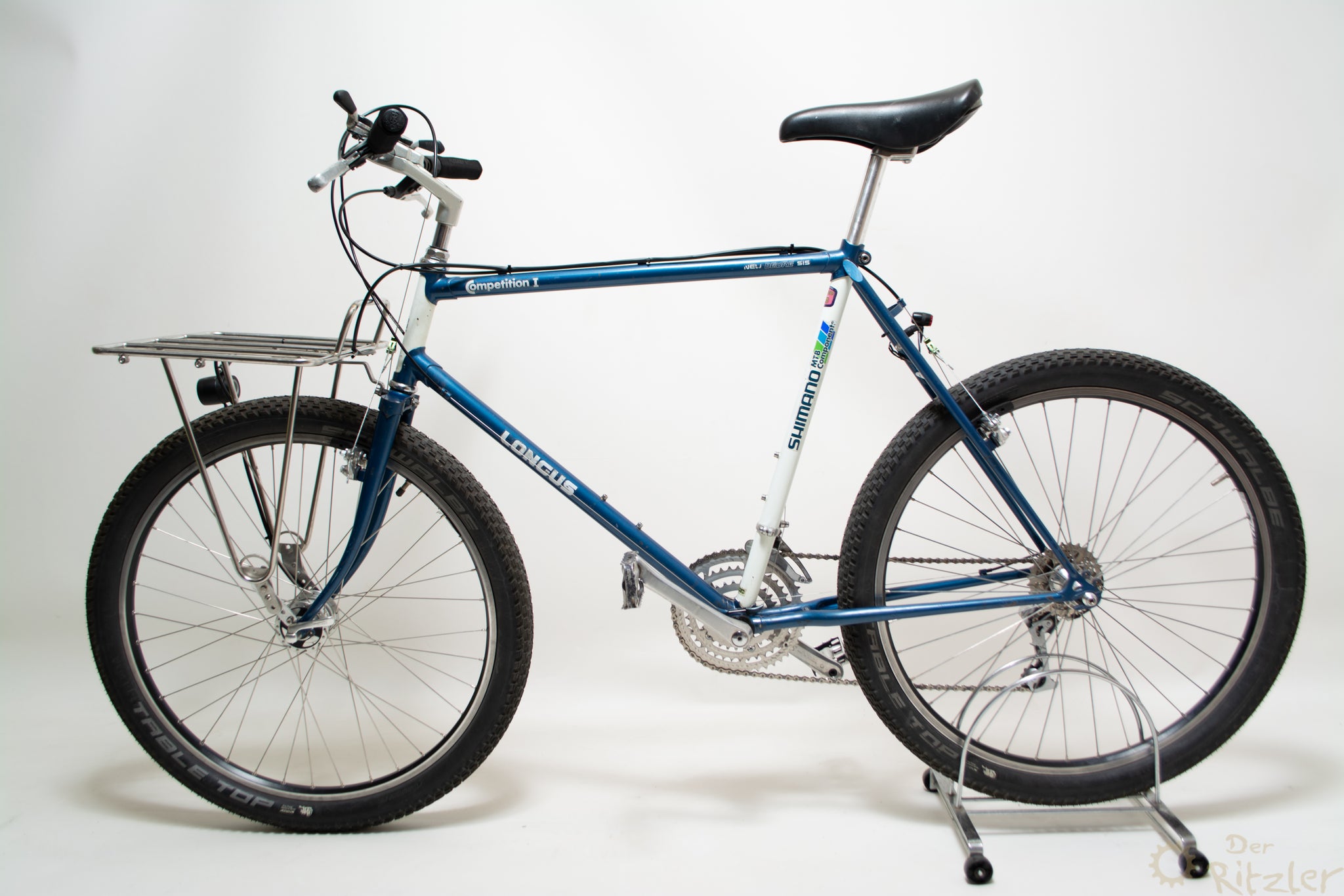 blaue mountainbikes Longus Competition I 54cm Vintage Mountainbike in Blau