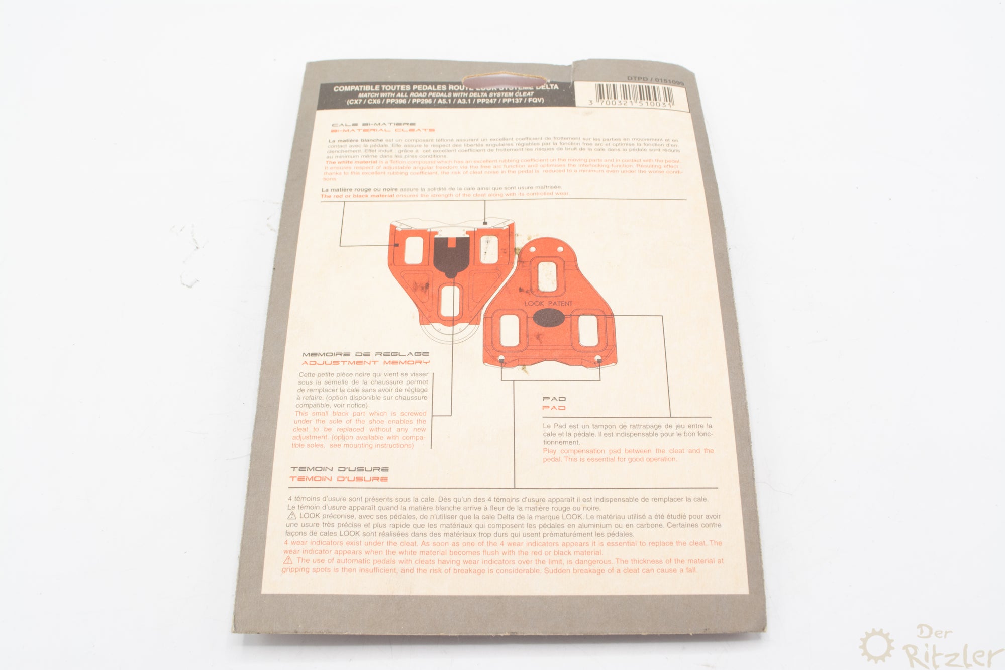 Look Delta Schuhplatten