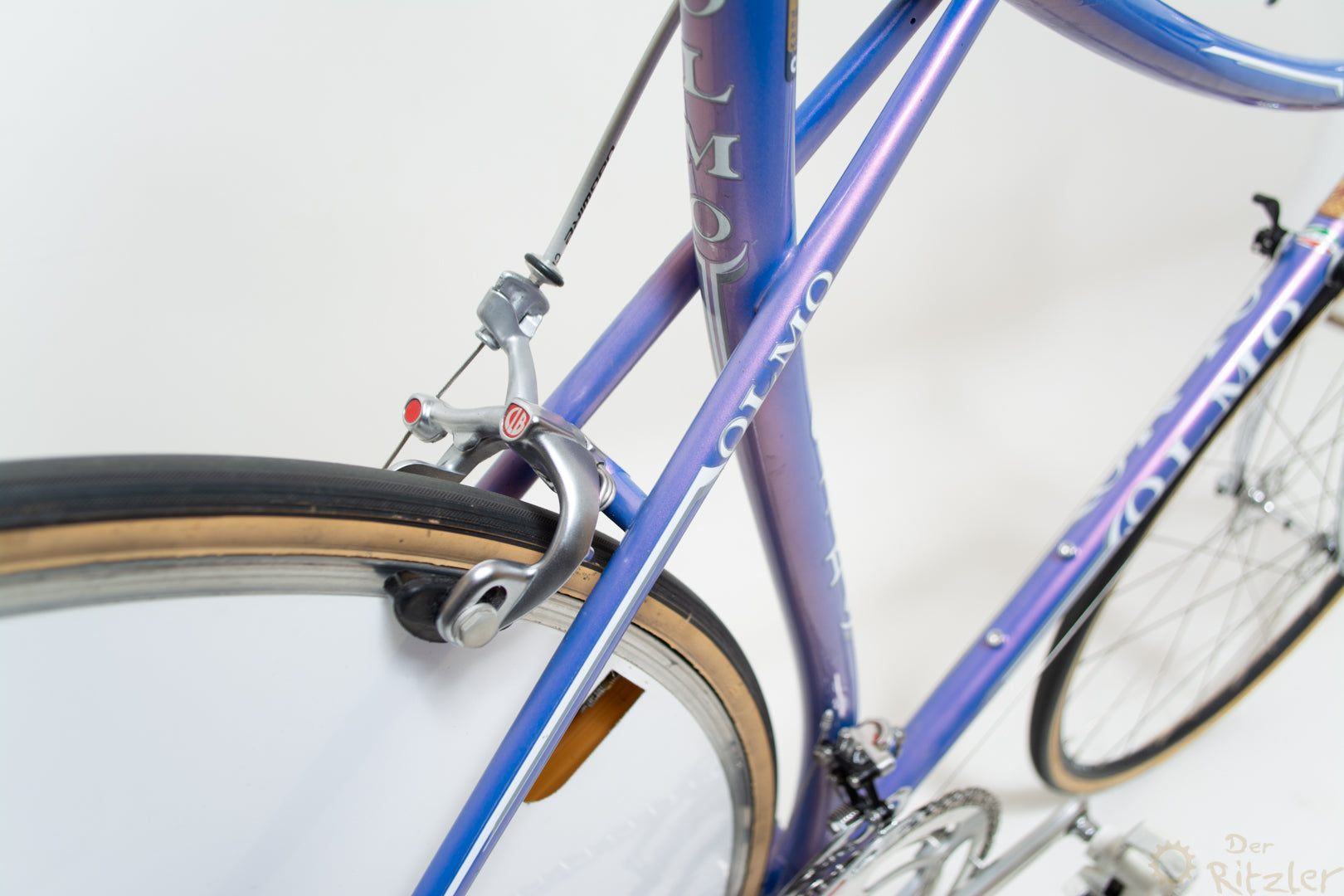 rennrad zeitfahrrad Olmo Chrono Zeitfahrrad 56CM Campagnolo Super Record Vintage Steelbike