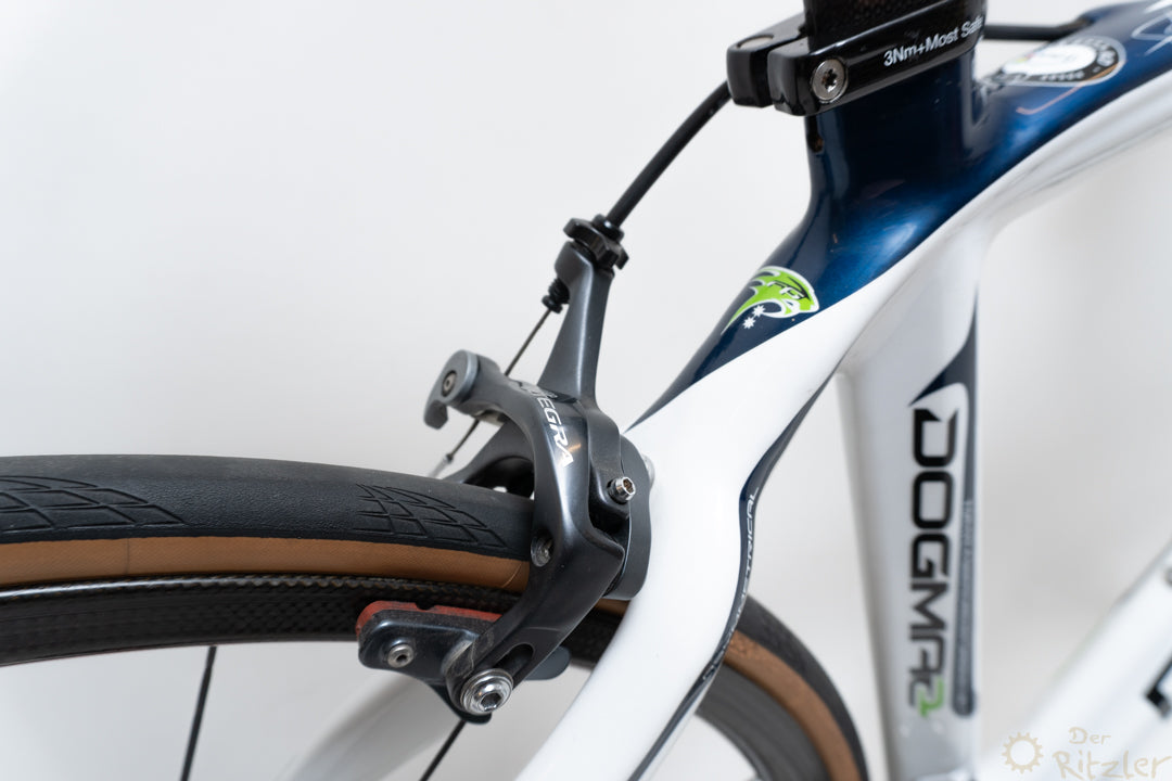 rennrad rahmenhöhe 44 cm Pinarello Dogma Movistar Rennrad 44cm