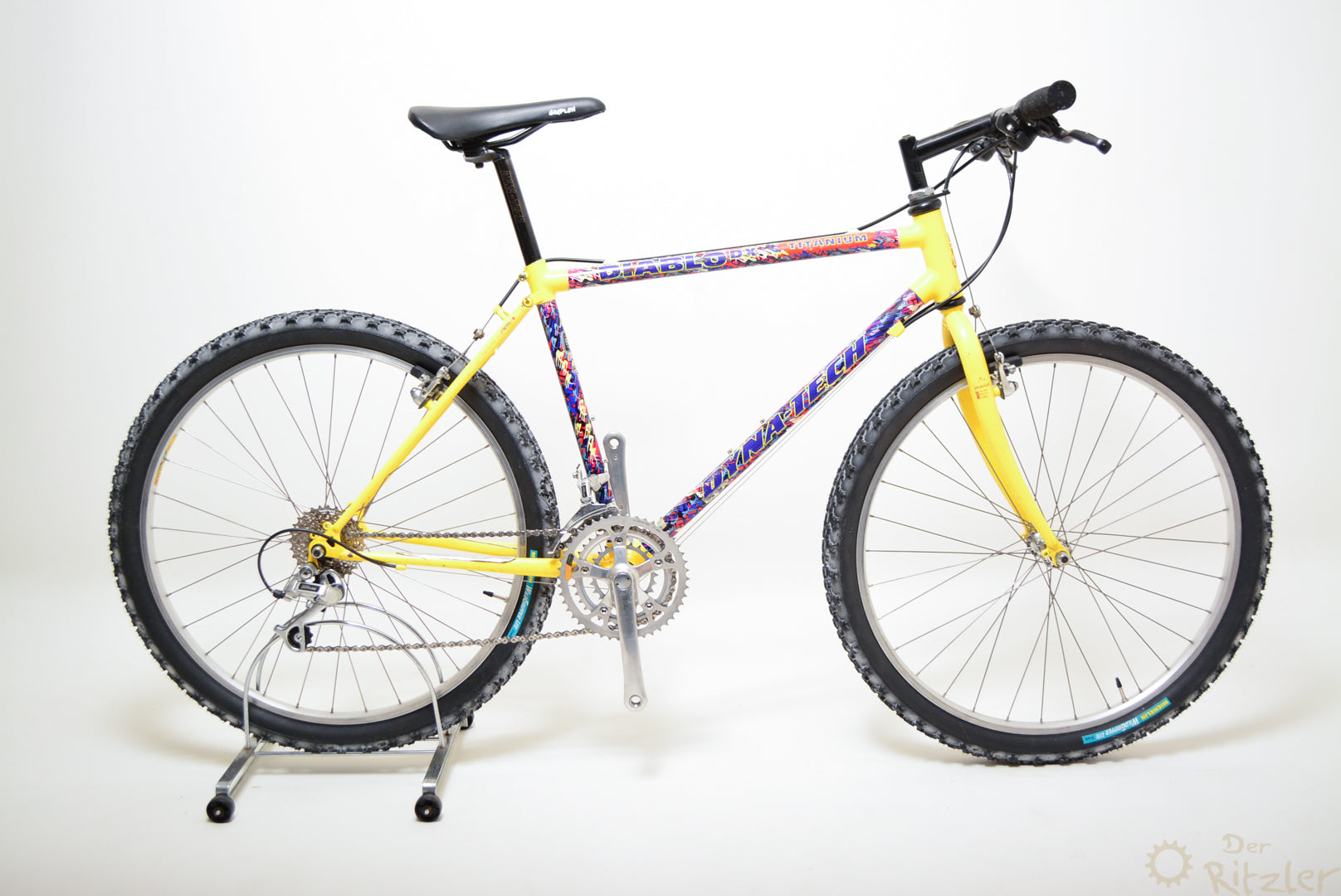 raleigh mountainbike Raleigh Dyna-Tech Diablo DX Titanium 44CM Vintage Mountainbike