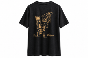Der Ritzler Fairtrade T-Shirt mit Rennrad und Karlsruhe Pyramide