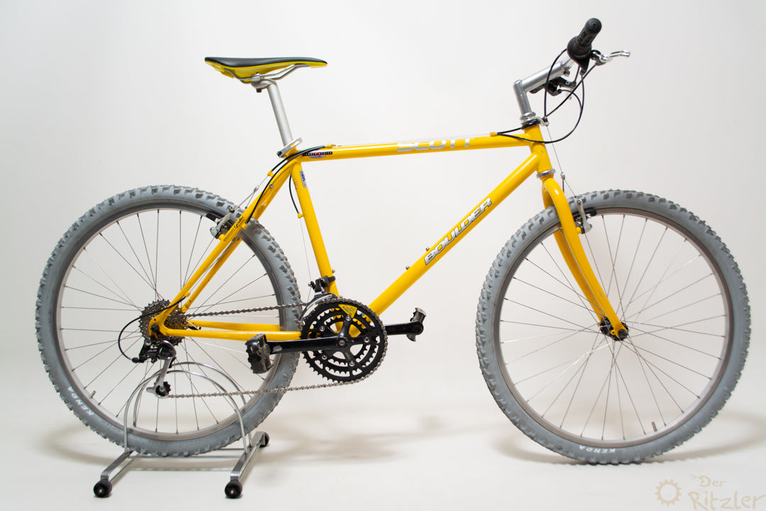 scott mountainbike gelb schwarz Scott Boulder Vintage MTB RH 44
